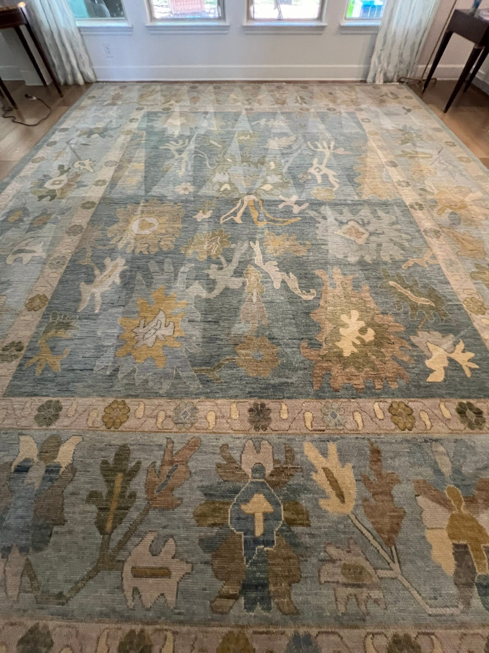 Oriental Rug Steam Cleaners Project in Fair Oaks Ranch TX 78015